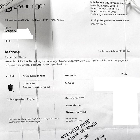 GIVENCHY Varsity Jacket, Size 50, US 40R - Picture 12 of 15